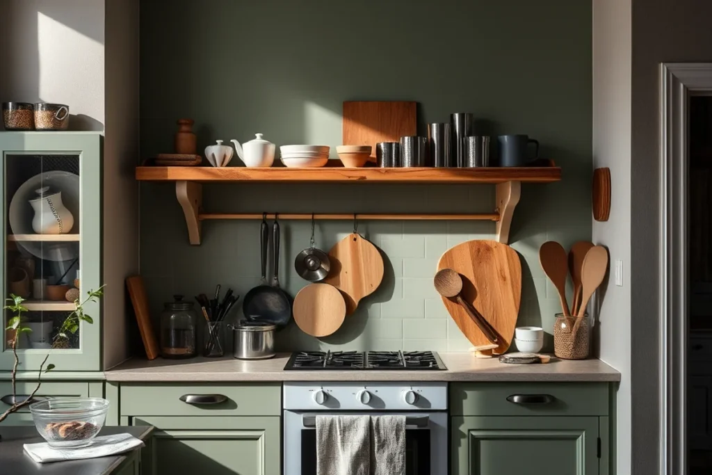Top Diy Wooden Kitchen Shelf