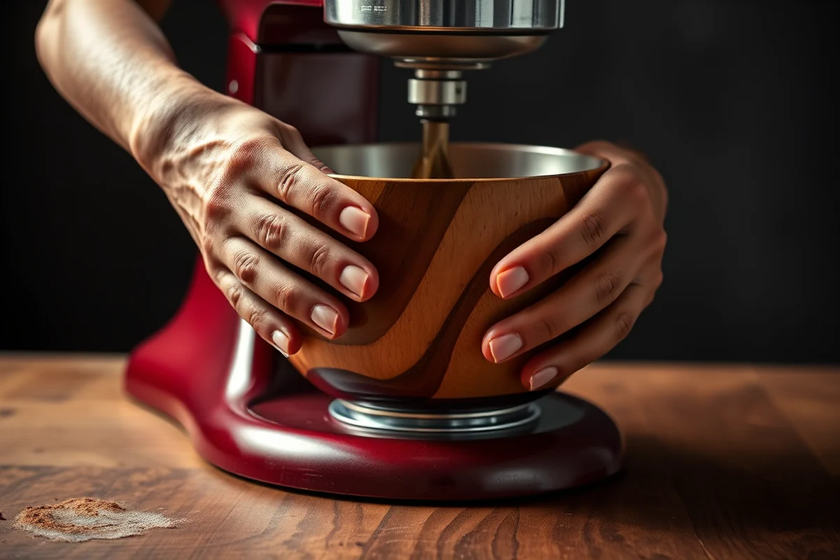 the wooden bowl kitchenaid mixer — The Wooden Bowl Kitchenaid Mixer (step by step)